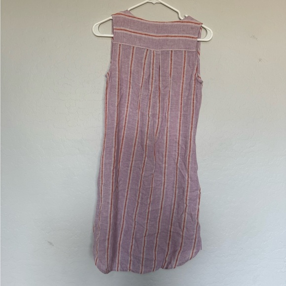 Marine Layer Lake Tank Dress in Lavender Stripe size XS - Picture 7 of 9